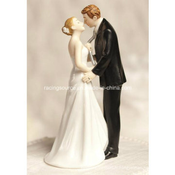 Cravate drôle (ing) The Knot Wedding Cake Topper Figurine en résine